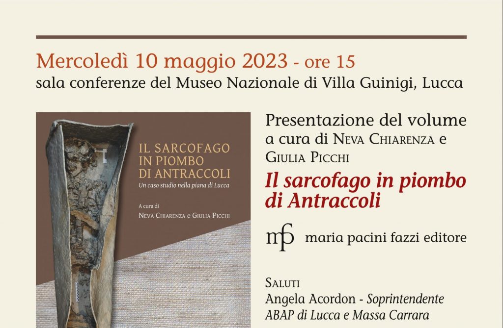 Il sarcofago in piombo di Antraccoli